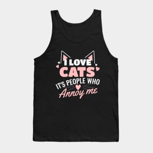 I Love Cats Tank Top